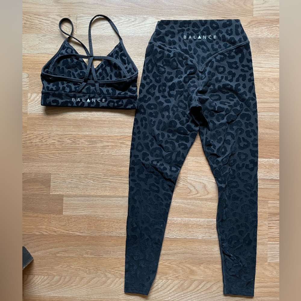 Balance Athletica Black Leopard Set - Picture 2 of 3